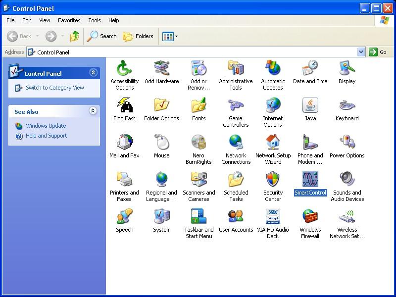 Configuration of Network Cards Step 1. From Windows, click on the "Start" and select "Control Panel".