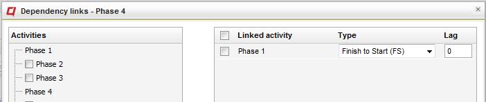 The other rows are described in more detail under the Activity Details tab, see below. Activity import By clicking the activity import icon, it is possible to import activities.