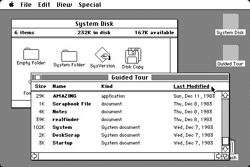 floppy port Storage: Internal 400K SSDD floppy optional external floppy ($495) OS: Macintosh GUI (graphical user interface)