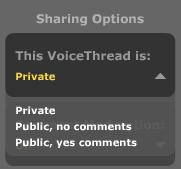 VoiceThread to freeze. While on the Upload step, you can rearrange images by clicking and dragging.