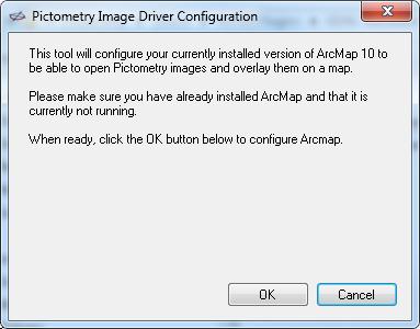 Configuring the Image Driver for ArcMap If you ve changed your User Account Control (UAC) settings so you are not notified when a program tries to make changes to your computer, the Image Driver