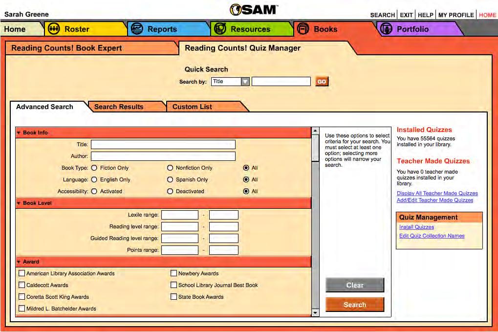 Installing Reading Counts! Quizzes Install Reading Counts! Quizzes as part of the System 44 suite installation process (which includes installing The Phonics Inventory, Reading Counts!