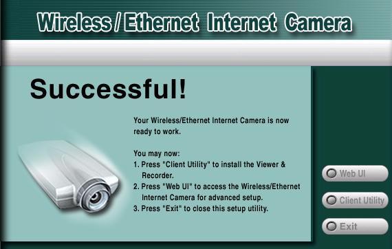 Internet Camera User Guide 13. Click on Web UI to access the web interface of ICA-102 series.