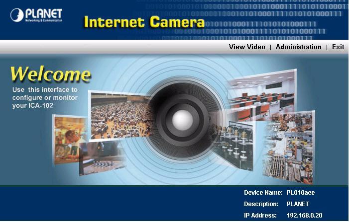 Chapter 4 Web User Interface Introduction 4 After finishing the initial setup of ICA-102 series, your camera is ready to use for all users in LAN.