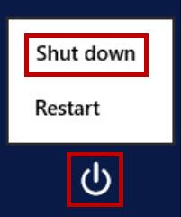 left side. 2. Click on Shutdown Device under Device Operations. 3.