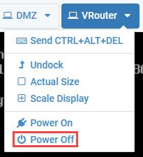 From the Client dropdown in NETLAB+, select Send CTRL+ALT+DEL. 6.