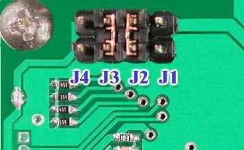 of 19200 and an I 2 C address of 0x5C. RS-232 port: J0, J1, J2 - control baud rate.