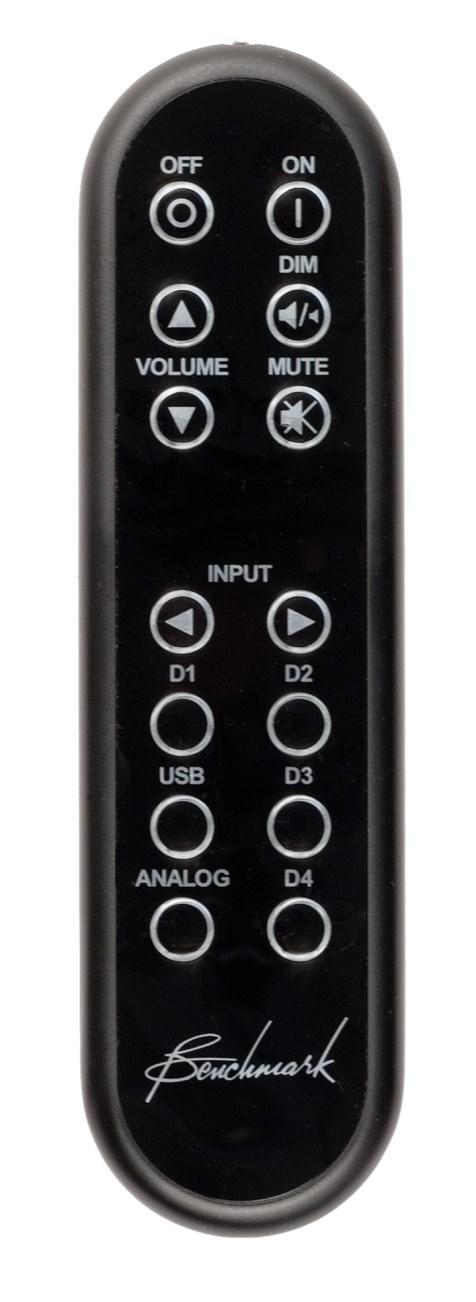 Control Functions All DAC2 DX functions can be controlled from the IR remote control or from the front panel.