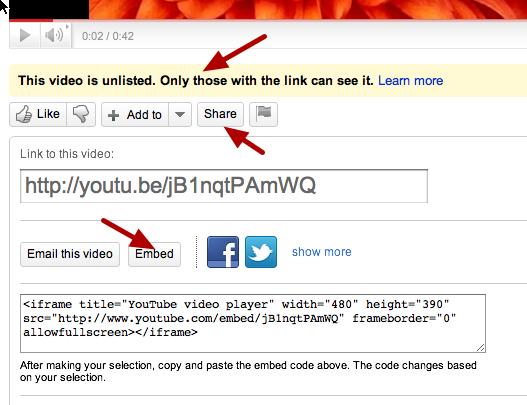 Some Things to Note on the Video's YouTube Page. Below your video, you'll see some info that could prove useful to you.
