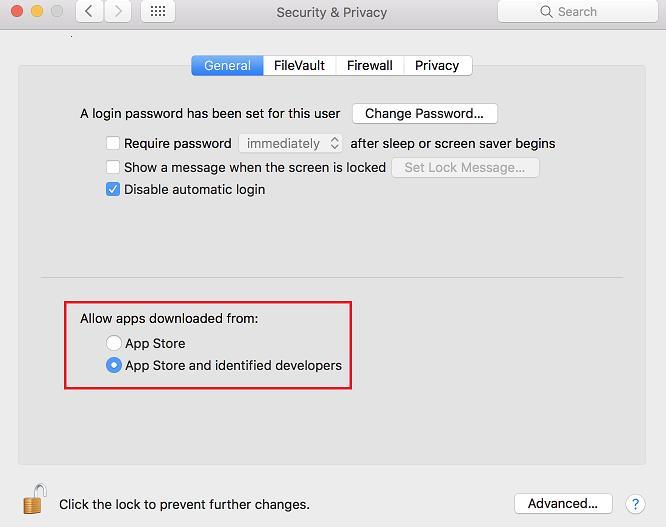 settings Your Mac s default security settings may prevent you from downloading and opening the Zotero installation files.