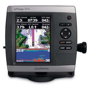 The GPSMAP 551 also accepts BlueChart g2 Vision cards for added features and functionality such as high-resolution satellite imagery, Mariner s and Fish Eye views and Auto Guidance