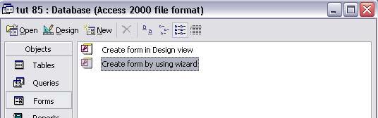 Task 6 Objective Creating a New Form To make use of the Access form wizard and to see the different views of a form.