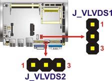 Figure 4-10: LVDS Voltage Selection Jumper Pinout Locations 4.7 Chassis Installation 4.7.1 Airflow WARNING: Airflow is critical to the cooling of the CPU and other onboard components.