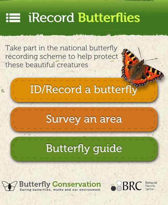 Recording butterflies using the irecord Butterflies app This guide has been created to help volunteers who are recording butterflies with the Urban Butterflies Project in Scotland using the irecord