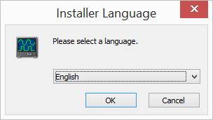 In the window "Installer Language", change the installation language if