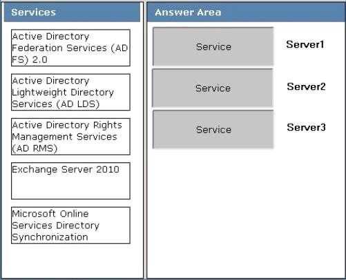 You need to identify which servers will run the services required for Office 365.