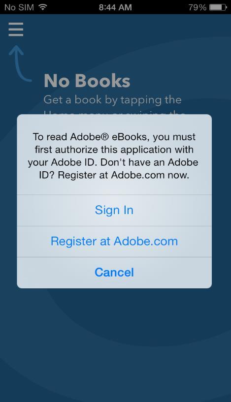 their device with a free Adobe ID.