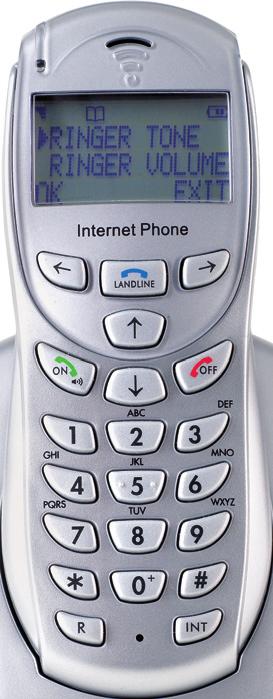 Using the on-screen phone. The on-screen phone can only be used with the internet phone. This is what the on-screen phone normally looks like: What do the keys do?