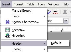 Creating headers and footers Creating headers and footers A header is an area that appears at the top of a page. A footer appears at the bottom of the page.