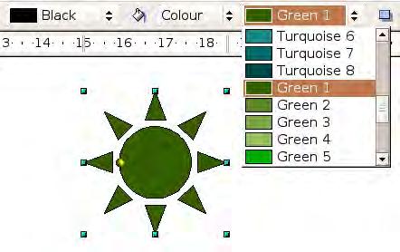 Editing the inside (fill) of an object Fill with a uniform color Select the object you wish to edit.