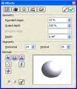 Managing 3D Objects Geometry Management page Use the Geometry page (Figure 66) to define the geometric settings that are linked to a 3D object.