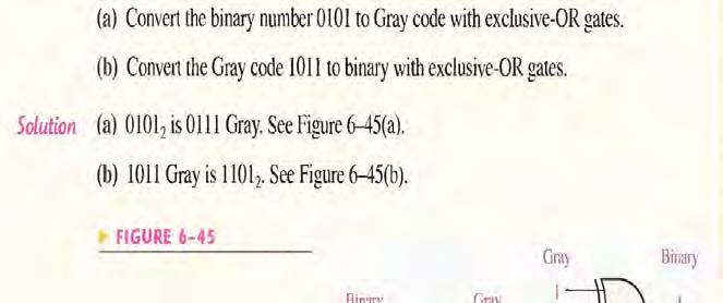 Binary-to-Gray and Gray-to-Binary Conversion Figure bellow shows a 4-bit binary-to-gray code
