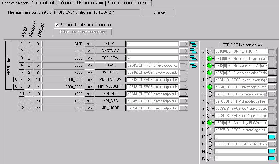 4.4 Configuration of the basic drive functions 26.