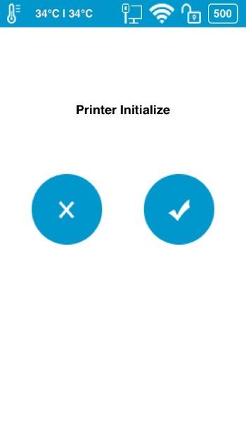5.8 Initialize The printer requires initialization before printing.
