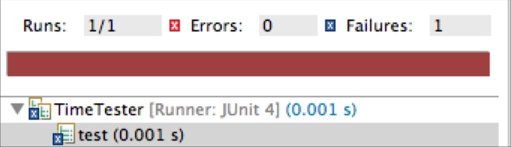 Test using a JUnit testing class 19 In Eclipse, use menu item File à New à JUnit Test Case to create a class that looks like this: import static org.junit.