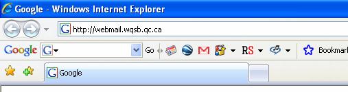 Login Instructions To access your email, open Internet Explorer, go to http://wqsb.qc.ca/webmail The following security screen will appear.