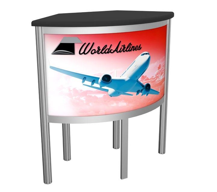 Vector Frame Counter 06 VFC-06 Vector Frame counters compliment the Vector Frame series of exhibit kits, but are also ideal for any stand-alone event or display.