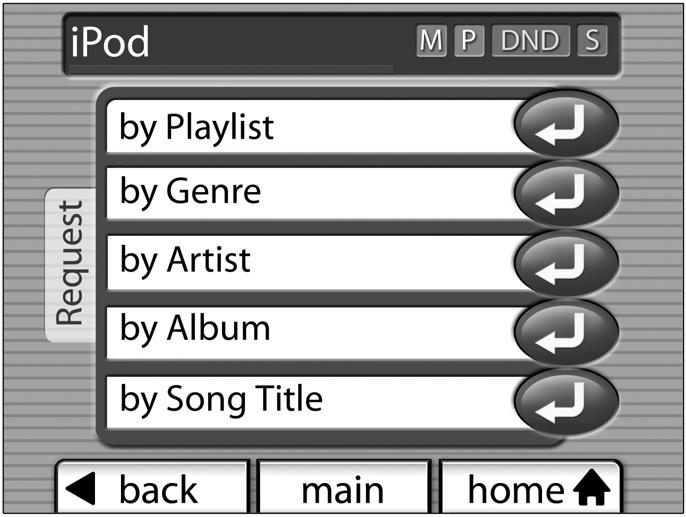 01 is required for use with ibridge. the display, or select the next or previous song with the > or < key.