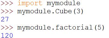 This module has 2 functions and 2