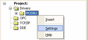 Configuring the Device Because there are several brands of that use the Modbus protocol, it is impossible to define a standard device configuration.