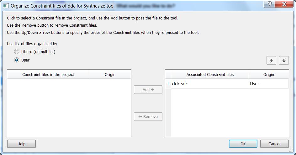 This launches the Synopsys Synplify Pro ME tool with the appropriate design files, as shown in Figure 30