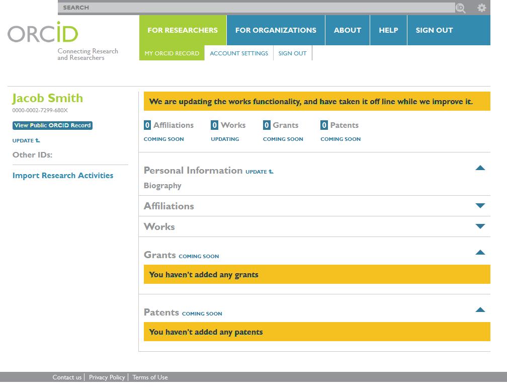 39 What is the solution? ORCID!