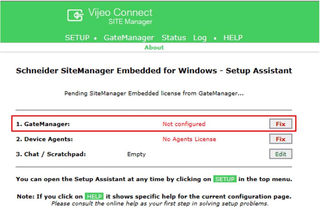Step Action 1 Turn off the write filter, click All Programs Schneider-Electric, SiteManager Embedded, and Start SiteManager Embedded in Start menu (using Run as