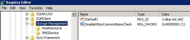 Table 2: Prerequisite steps (continued) Step Details The SCVMM 2012 Server does not accept the format of the Dell Compellent SSL certificate CN name when discovering storage with https (SSL) enabled.