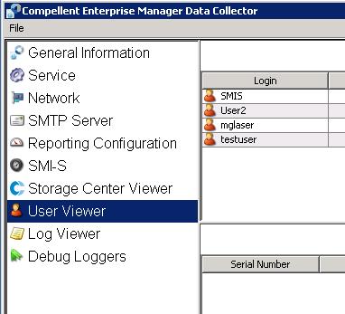 with valid administrator user credentials to that storage center.