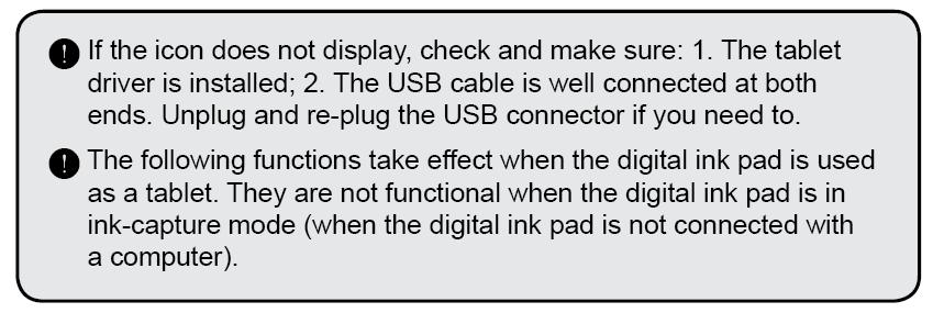 Double-click on the USB Tablet icon to bring up the settings window. 2.