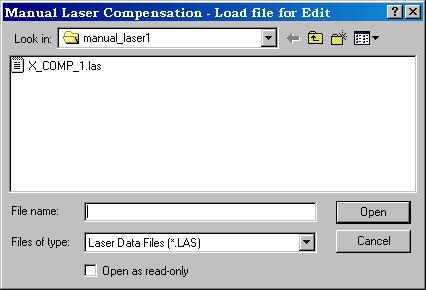pmc -: Lead screw compensation file for the motor number (e.g. Axis1_comp.pmc). Axis<Motor No>_blcomp.pmc -: Backlash compensation file for the motor number (e.g. Axis1_blcomp.