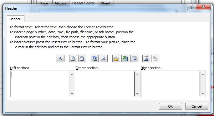 HEADER/FOOTER 1. Select the Header/Footer tab. Select Custom Header. 2.