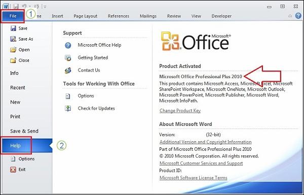 OFFICE 2010 Office 2010 introduces the FILE tab and the Microsoft Office