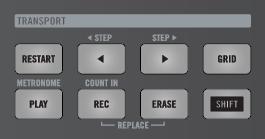 These buttons are also used to solo and mute Groups on the fly when SOLO or MUTE buttons are held great for jamming out your Project and performing live!