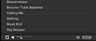 Adding a Bass Line Using an Instrument Plug-in for the Bass In the software, click the Autoload button at the bottom of the Browser to activate it: Each preset is now automatically loaded into the
