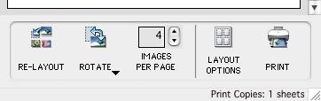 Drag the image that you want to move. Click to reorganize the images according to their file size. Click here to change the orientation of an image.