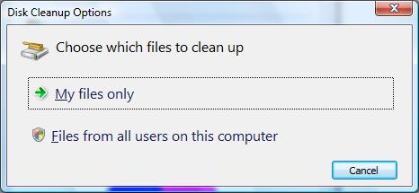You can direct Disk Cleanup to delete some or all of those files. The Options offered will depend on your Operating System (OS) 1. To run Disk Cleanup close all open programs, i.e. documents, files, folders etc.