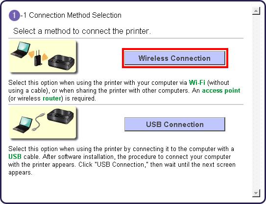 Connecting to the Wireless Network 5. Follow preliminary on-screen instructions.
