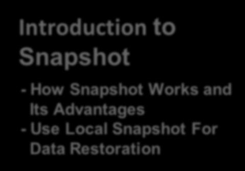 Introduction to Snapshot - How Snapshot Works and