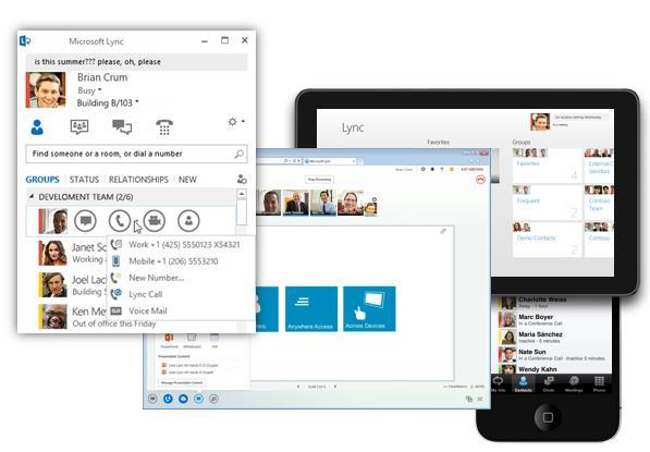 Lync is familiar and engaging,